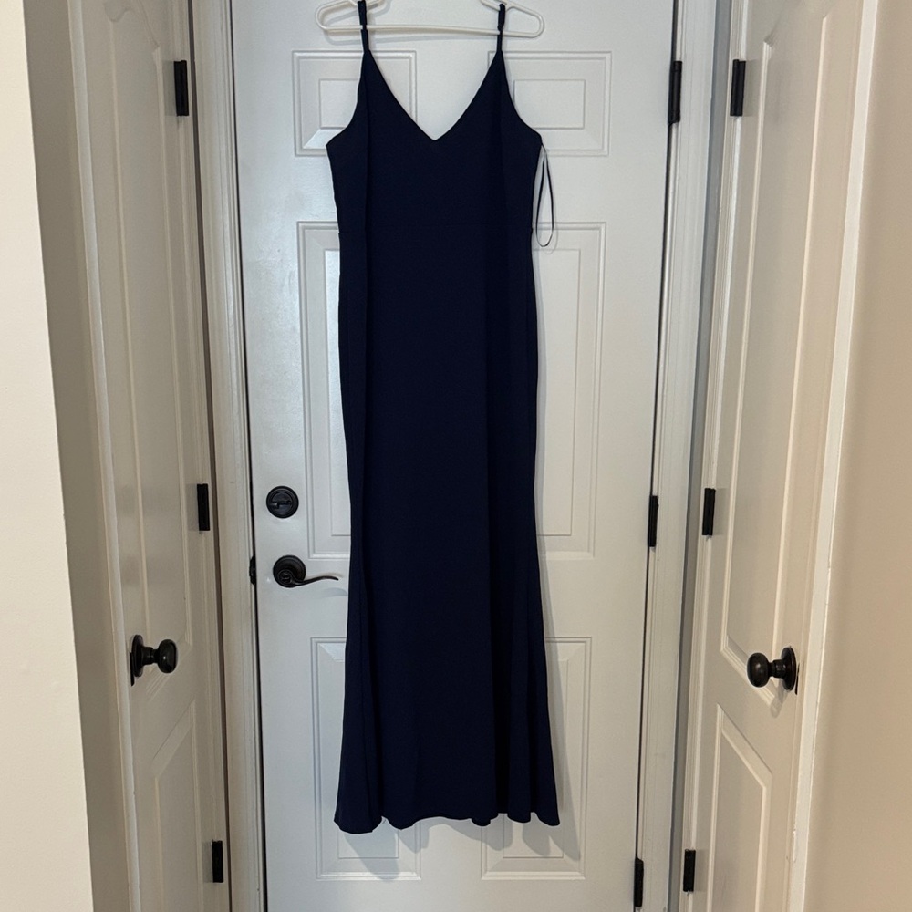 Lulus Navy Blue Sleeveless Maxi Dress